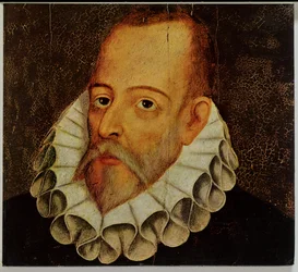 Miguel de Cervantes y Saavedran (1547-1615) muotokuva